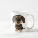 Recherche de teckel mignon tasses Chien de dessin animé