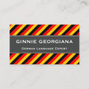 Recherche de drapeau allemand cartes visite Professeur de langue allemande