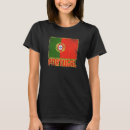 Recherche de drapeau du portugal tshirts Rétro