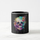 Recherche de dia los muertos tasses Éffrayant