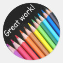 Recherche de crayon autocollants Bleu