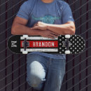 Recherche de mince skateboards Drapeau américain