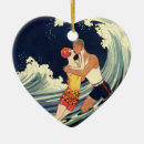 Recherche de surf vintage ornements Rétro