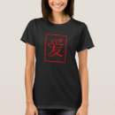 Recherche de caractère chinois tshirts Japonais