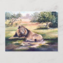 Recherche de lion africain cartes postales Roi de la jungle