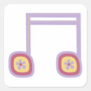 Recherche de feuille musique autocollants Illustration