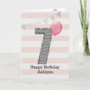 Recherche de 7ème anniversaire cartes 7 ans