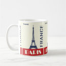 Recherche de france vintage tasses Tour eiffel