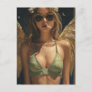 Recherche de femme ange cartes postales Dame