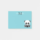 Recherche de panda post its Noir et blanc