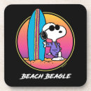 Zoek naar beach onderzetters Snoopy