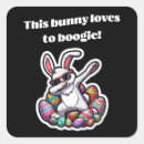 Recherche de lapin de danse autocollants Mignon