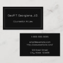Recherche de conseiller juridique professionnel cartes visite Simple