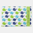 Recherche de baleine cuisine linges Motif de baleines