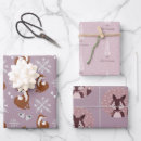 Recherche de hiver papier cadeau Jolie