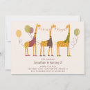 Recherche de de girafe anniversaire invitations Pour enfants