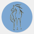Recherche de logo de cheval autocollants Équin