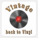 Recherche de disque vinyle autocollants Rétro