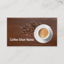 Recherche de grains café cartes visite Simple