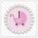 Zoek naar meisje parel stickers Baby shower