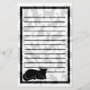 Recherche de chat noir mignon papier à lettre Animaux