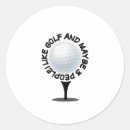 Recherche de caddie autocollants Golfeur