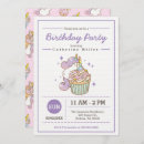 Recherche de licorne kawaii invitations Rose