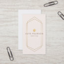 Recherche de or rose géométrique cartes visite Coiffeur