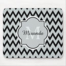 Recherche de zigzag gris tapis souris Monogramme