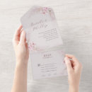 Recherche de menu élégant de mariage invitations Floral