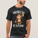 Recherche de singe avec la banane tshirts Impressionnant