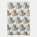 Zoek naar paarden keuken handdoeken Illustratie