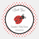 Recherche de petite coccinelle autocollants Rouge