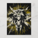Recherche de super heroes cartes postales Bats