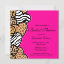 Recherche de douche nuptiale de zèbre invitations Motif