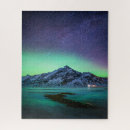 Recherche de aurora borealis puzzles Neige