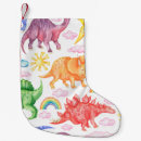 Recherche de dino chaussette de noël Aquarelle