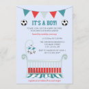 Recherche de football baby shower invitations Balle
