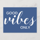 Recherche de positive vibes cartes postales Typographie