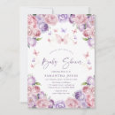 Recherche de violet bridal shower invitations Fleur sauvage