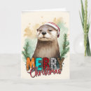 Recherche de belettes vœux cartes Loutre
