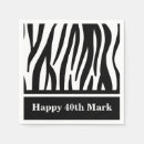 Zoek naar zebra servetten Zwart wit