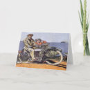 Recherche de sidecar vœux cartes Vintage