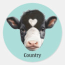 Recherche de vache blanche autocollants Animal