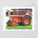 Recherche de tracteurs cartes postales Vintage