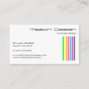 Zoek naar regenboog kleuren visitekaartjes Ontwerper