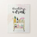 Recherche de boissons puzzles Aquarelle