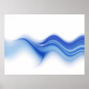 Recherche de vague bleue posters Illustration