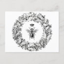 Recherche de papillon noir et blanc cartes postales Botanique