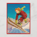 Recherche de ski alpin cartes postales Neige